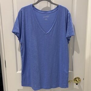 Universal Thread Blue V-Neck Tee XXL